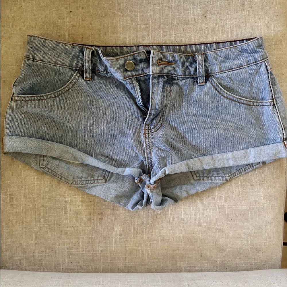 RVCA Light Blue Jean Shorts